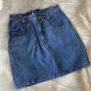 V i n t a g e • Squeeze Y2K 90s denim high waist skirt